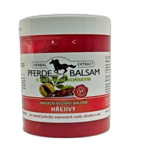 Masážny bylinný balzam s hrejivým účinkom s gaštanom konským 500 ml