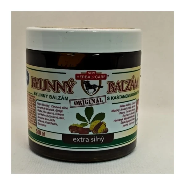 Bylinný balzám s gaštanom konským extra silný