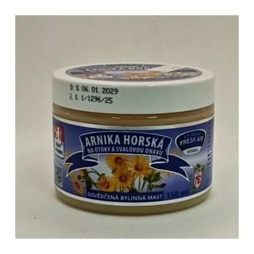 8595030069247 Bylinná masť s arnikou horskou na otlaky a svalovú únavu 150 ml