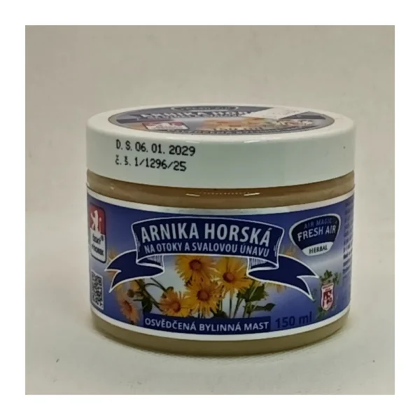 Bylinná masť s arnikou horskou na otlaky a svalovú únavu 150 ml
